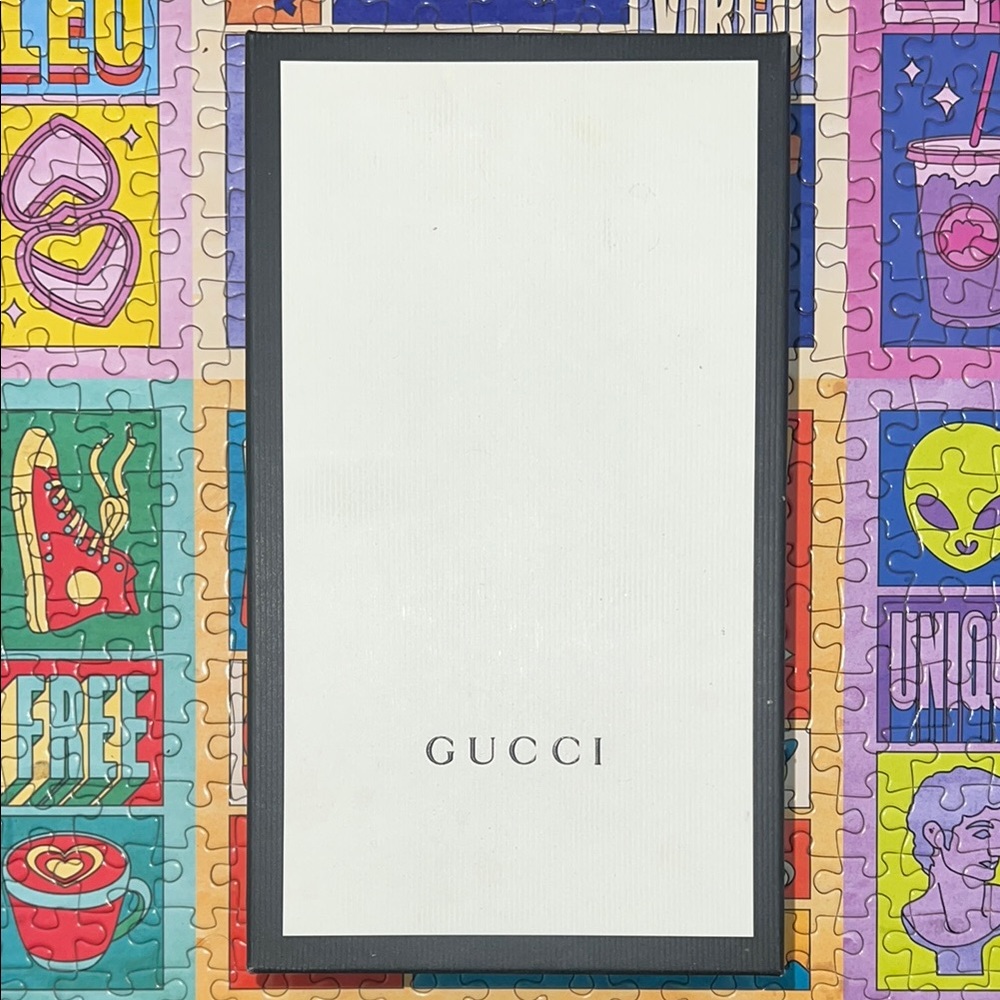 Gucci Black and White Art Decals Accessories